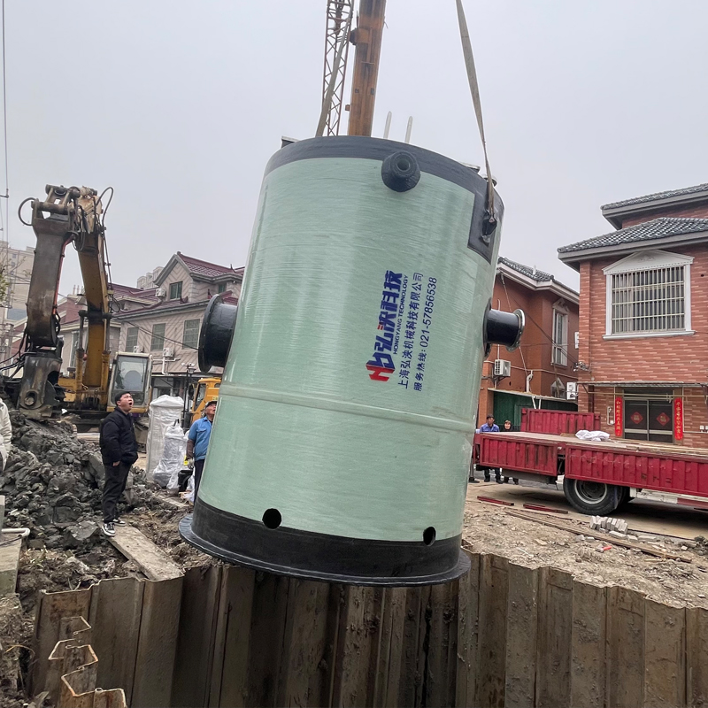 【上海建工】松江-玻璃鋼一體化泵站